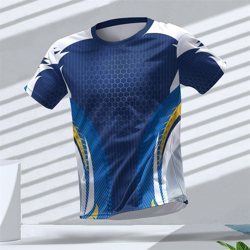 Table Tennis China - Geometric Graphic 3D Printed Sports T