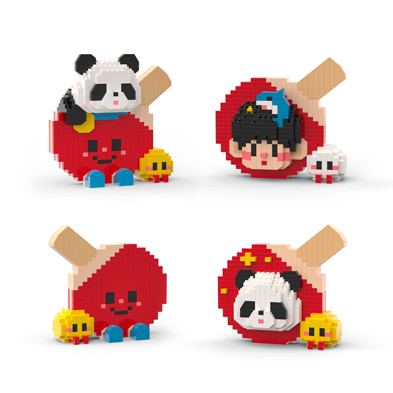 Table Tennis Champion - Cute Panda Champion Table Tennis Racket