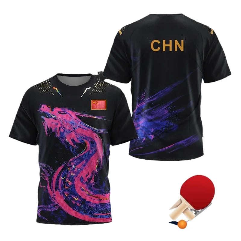 Table Tennis China - CHINA Dragon Table Tennis Graphic T