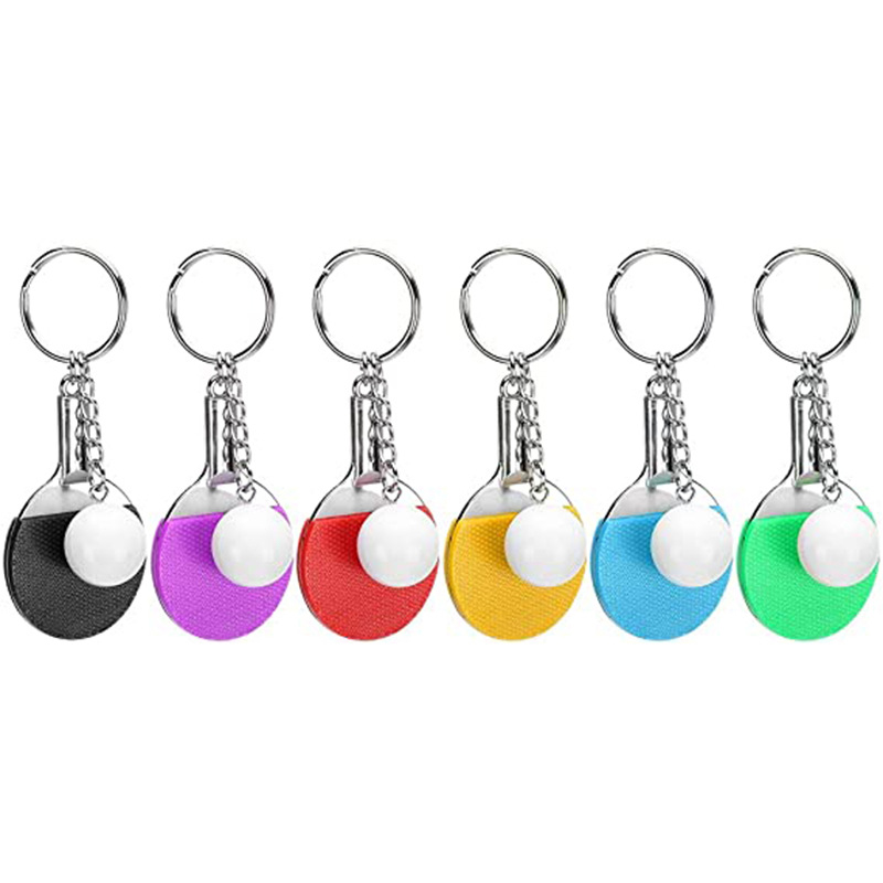 Table Tennis Keychain - 1pc Table Tennis Racket Key Ring