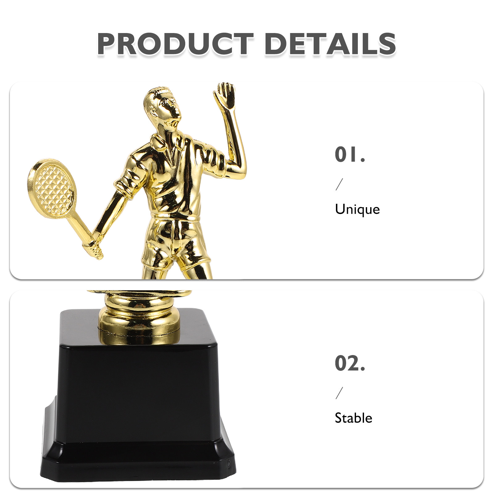 7 Plastic Trophy Cup Badminton - огляд і ціна Table Tennis Champion