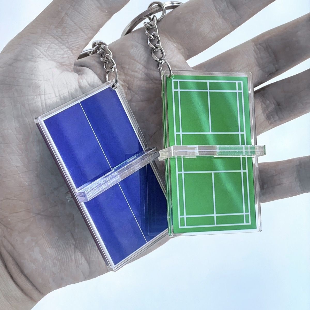 Acrylic Badminton Tennis Keych - огляд і ціна Table Tennis Keychain