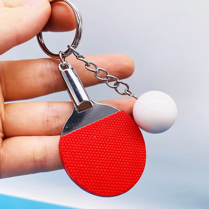7 Colors Cute Ping Pong Racket - огляд і ціна Table Tennis Keychain