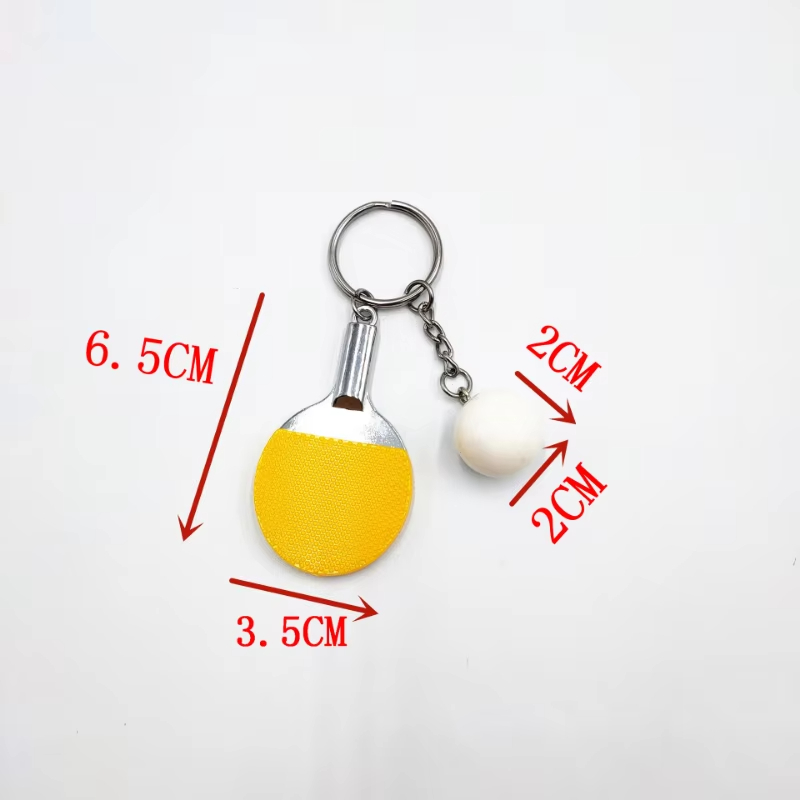 7 Colors Cute Ping Pong Racket - огляд і ціна Table Tennis Keychain