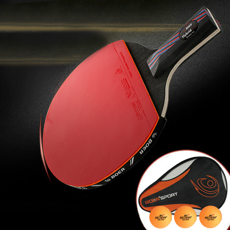 BOER 7 Layers Table Tennis Rac - огляд і ціна Forehand Training Ball