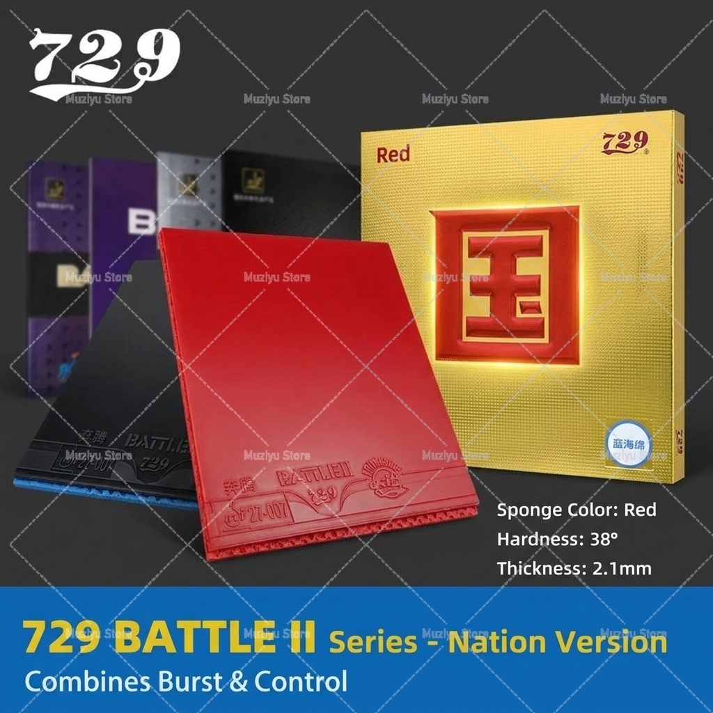 729 BATTLE 2 NATIONAL Blue Spo - огляд і ціна Table Tennis Pro
