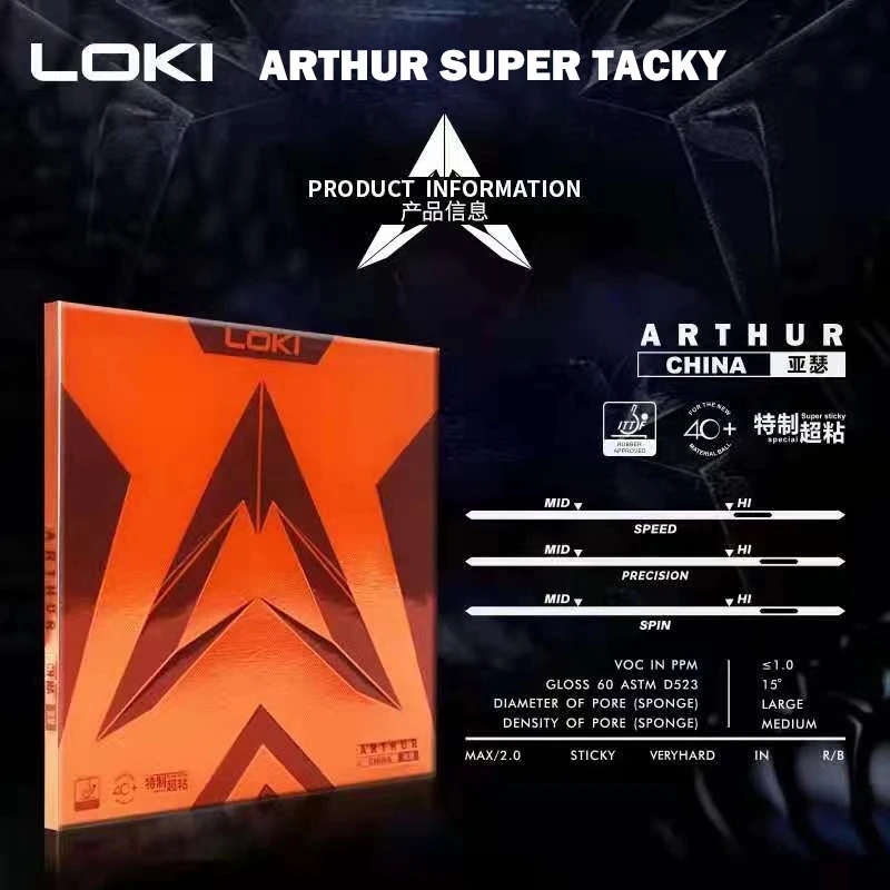 Original LOKI ARTHUR Europe/As - огляд і ціна Table Tennis China