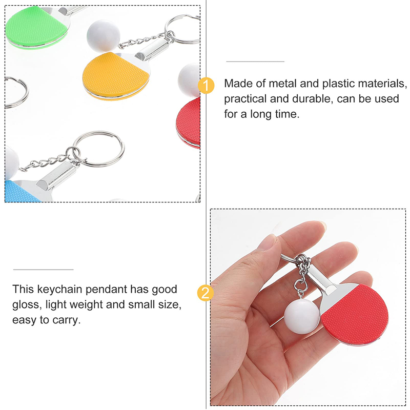30Pcs Mini Table Tennis Racket - огляд і ціна Table Tennis Keychain