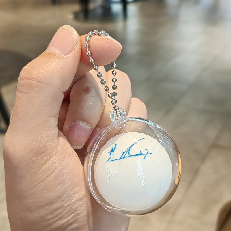 Mini Table Tennis Ball Signatu - огляд і ціна Table Tennis Keychain