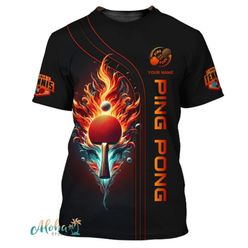 Full Print Ping Pong Tshirts F - огляд і ціна Table Tennis China